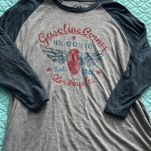 Men’s LuckyBrand 3/4 sleeve baseball tee XL